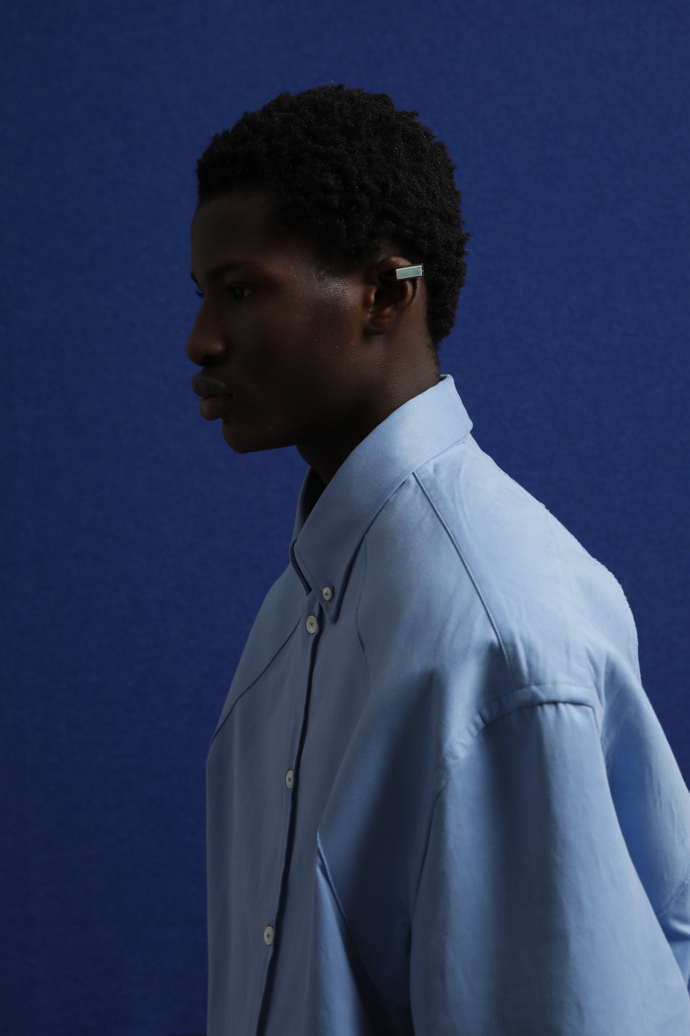 RECTANGULAR HELIX EARRING GREEN