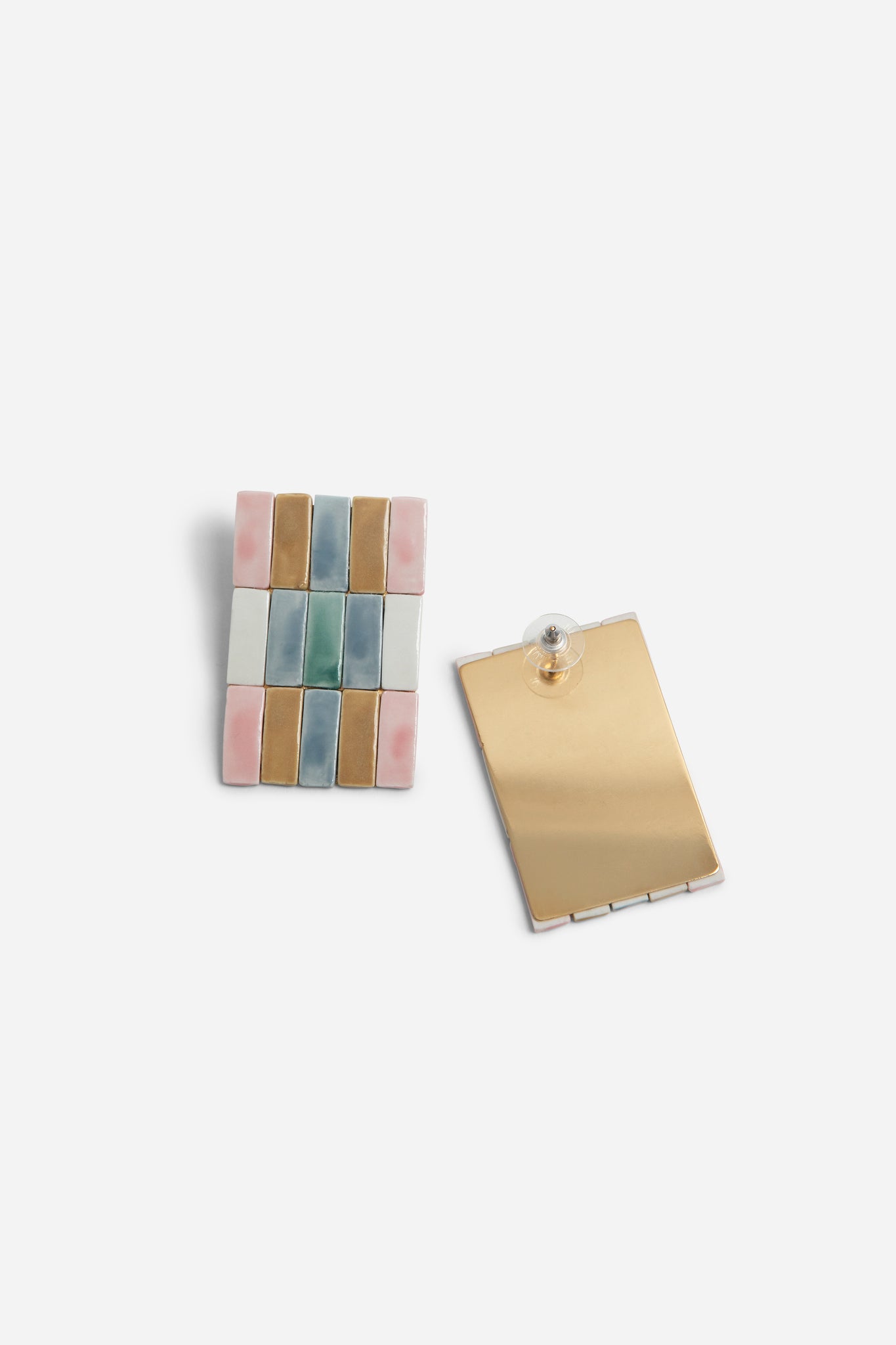 TILE RECTANGULAR EARRINGS