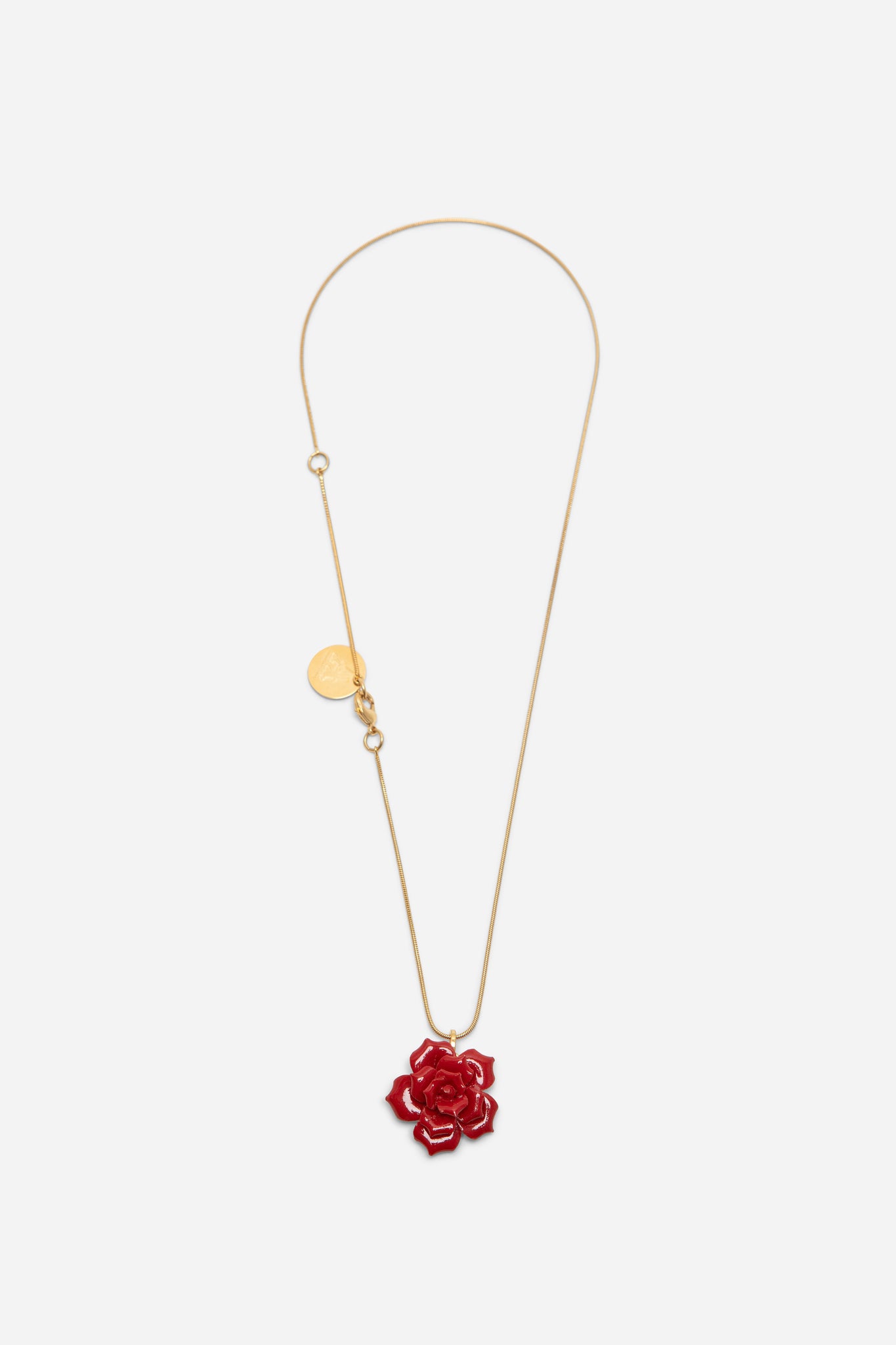 ROSE PENDANT RED