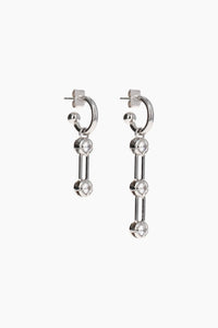 ALVA EARRINGS PALLADIUM