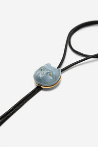 CAT FACE BOLO TIE