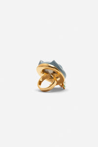 CAT FACE COLLAR RING