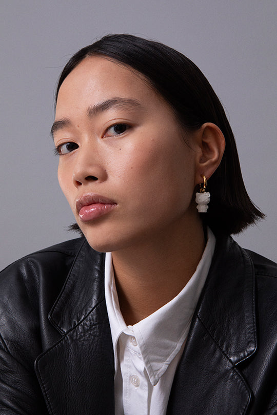 HELLO KITTY SINGLE HOOP EARRING