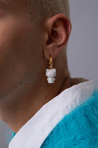HELLO KITTY SINGLE HOOP EARRING