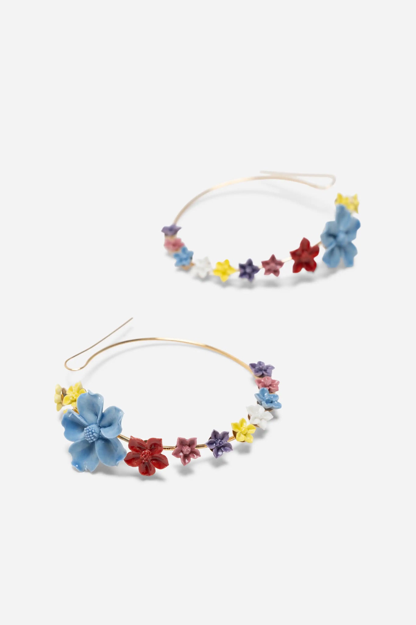 MORIBANA HOOP EARRINGS MULTI