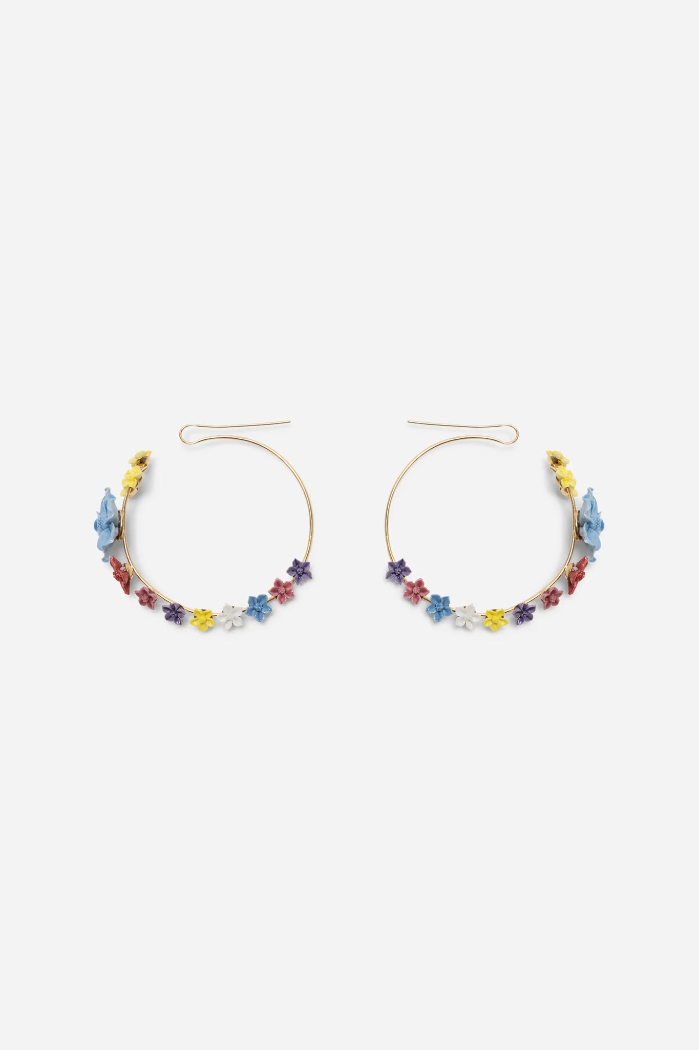 MORIBANA HOOP EARRINGS MULTI