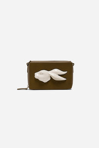 RECTANGULAR RABBIT HEAD MINI BAG OLIVE