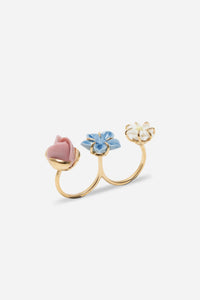 TRIO FLOWER RING