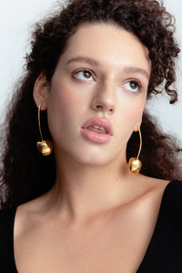 Cherry Earrings Gold