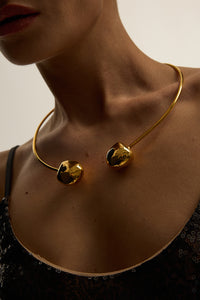 Cherry Necklace Gold