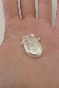 Generous Heart Silver (large pendant)